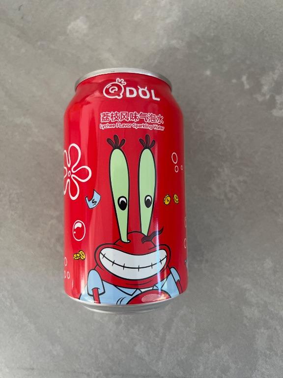 Nước ngọt có ga hương vải QDDOL Spongebob