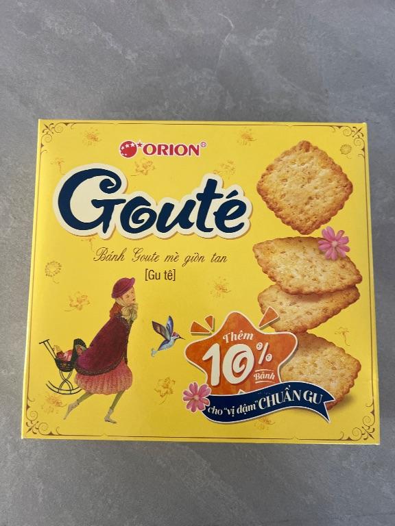 Bánh quy Goute mè giòn tan Orion 316.8g