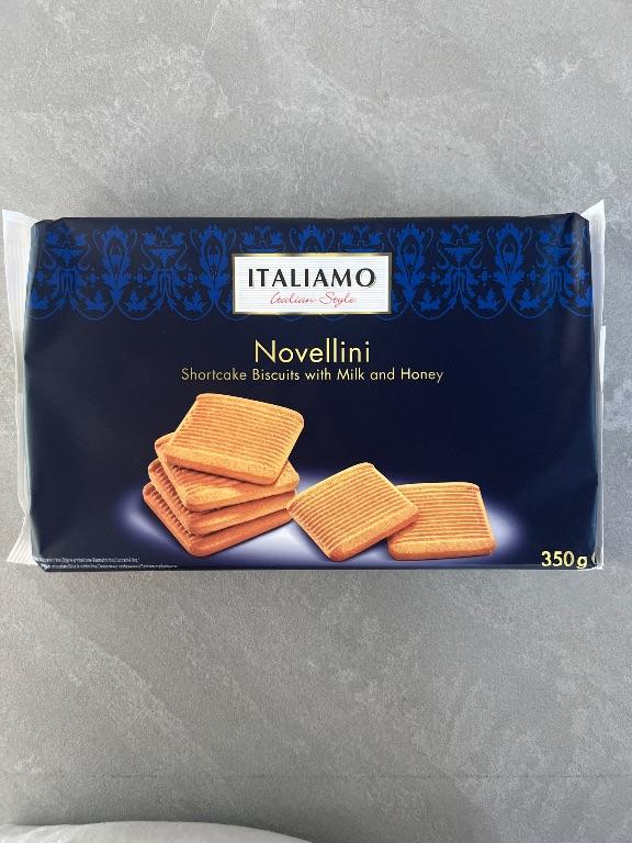 Bánh quy sữa và mật ong Italiano Novellini 350g