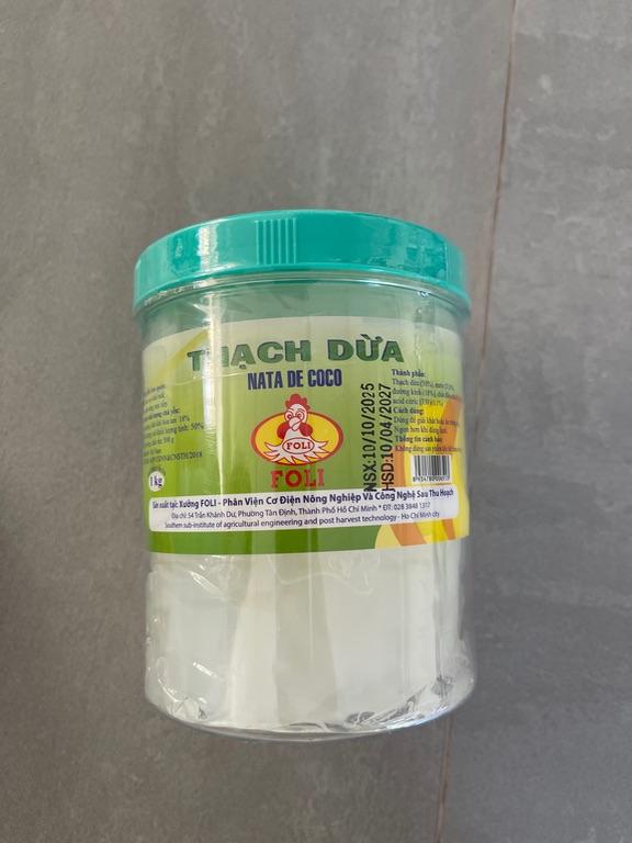Thạch Dừa Nata de Coco FOLi 1kg