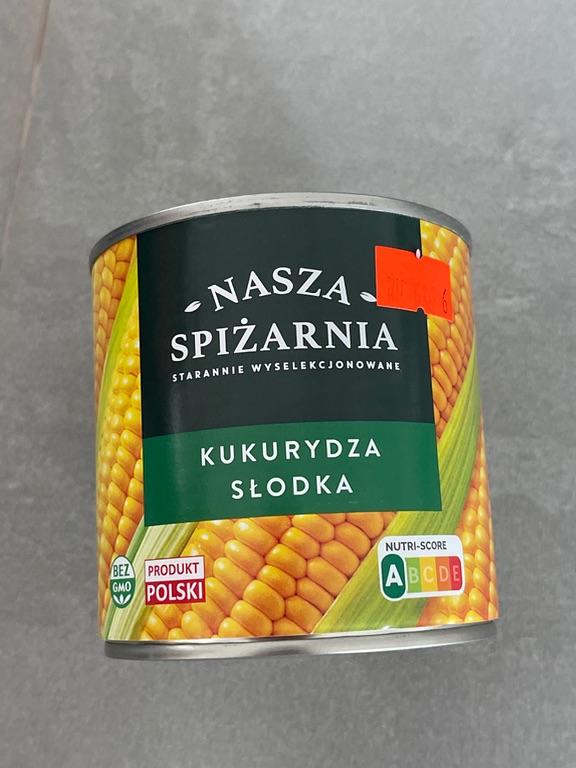 Ngô ngọt đóng hộp NASZA SPIŻARNIA 340g
