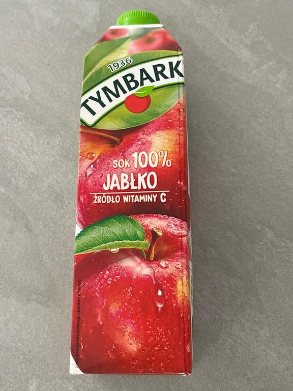 Nước ép táo Tymbark 100% từ cô đặc, 1L