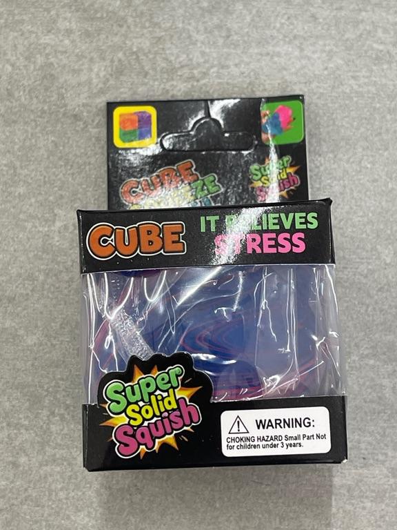 Bóng bóp giảm stress Cube Squeeze Ball Super Solid Squish