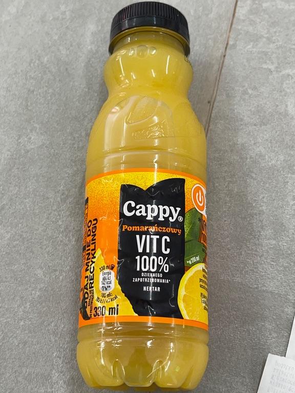 Nước cam Cappy VIT C 100% 330ml