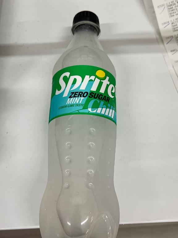 Nước ngọt Sprite Zero Sugar Vị Bạc Hà Chanh Ớt 500ml