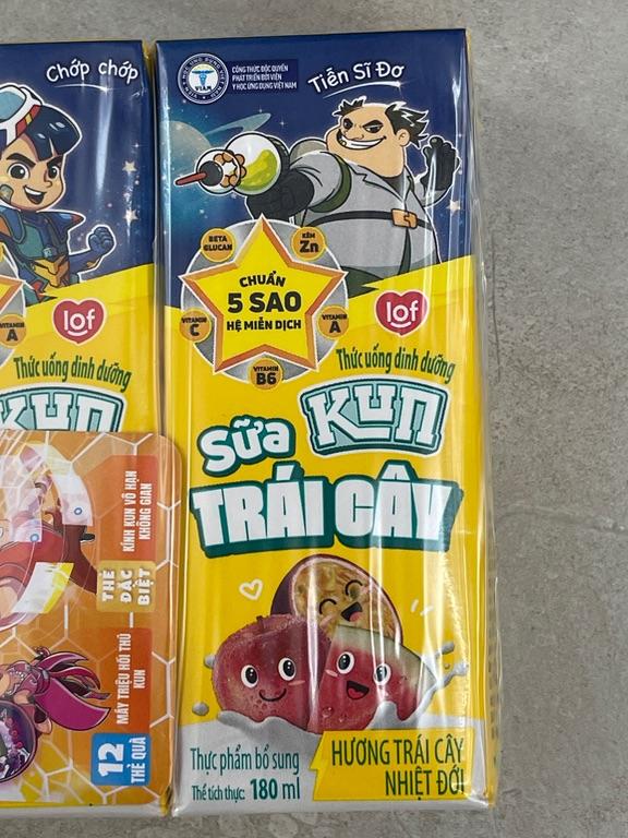 Thức uống dinh dưỡng Sữa Kun Trái Cây