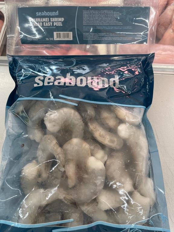 Tôm Vannamei bóc vỏ dễ dàng Seabound 400g