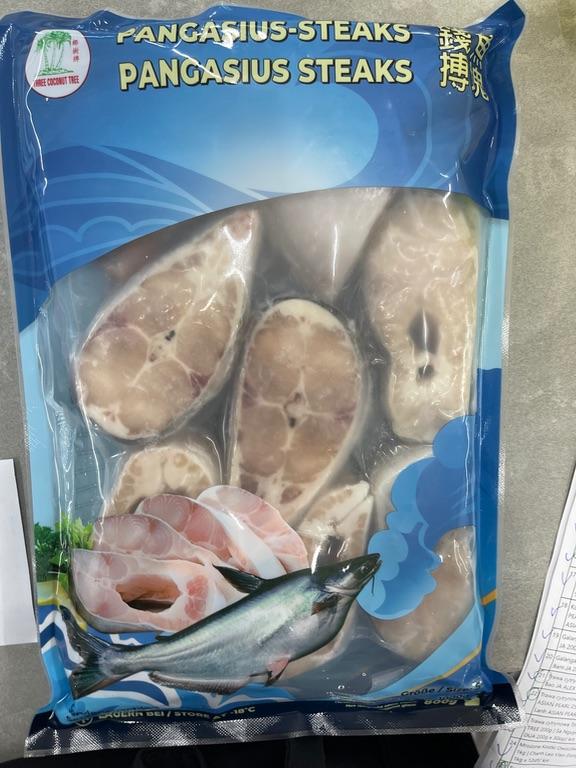 Pangasius Steaks (thịt cá basa phi lê) 800g