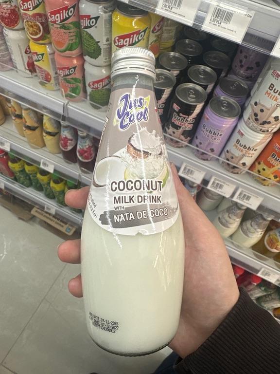 Napój mleczny kokosowy Just Cool z Nata de Coco