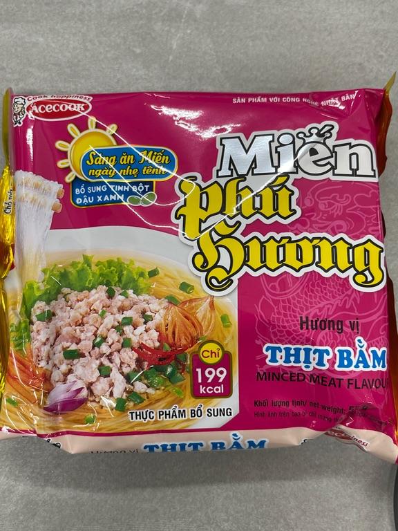 Mì Miến Phú Hương Hương Vị Thịt Băm Acecook 55g