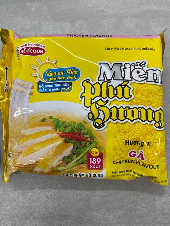 Mì Miến Phú Hương Hương Vị Gà Acecook 189 kcal
