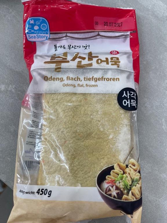 Chả cá Busan Sea Story Odeng, dẹt, đông lạnh 450g