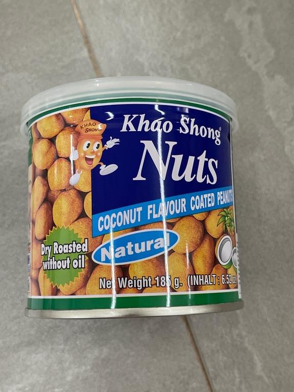Đậu phộng phủ dừa Khao Shong Nuts 185g