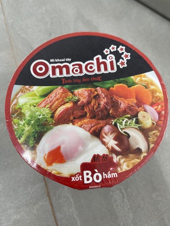 Mì khoai tây Omachi xốt Bò hầm 93g