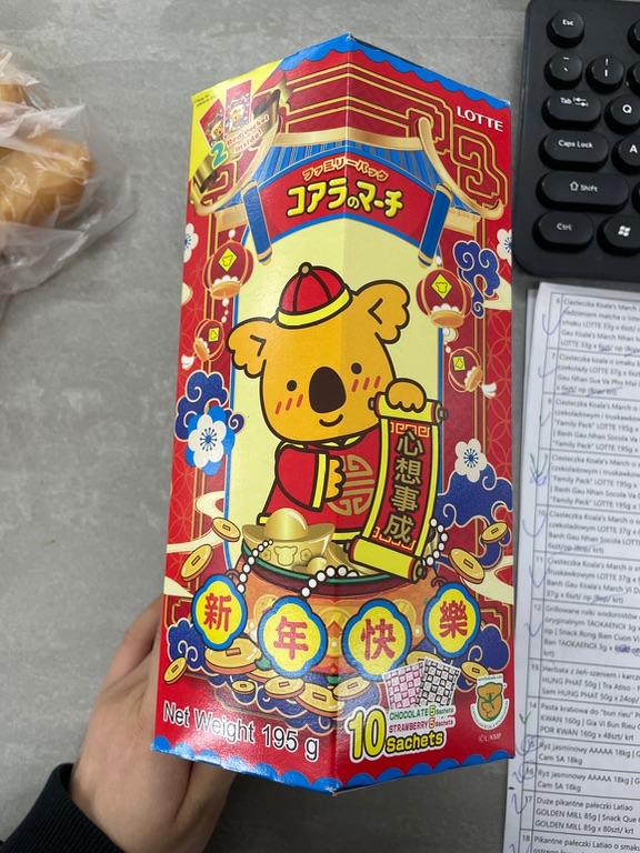 Bánh quy Koala's March vị sô cô la và dâu tây