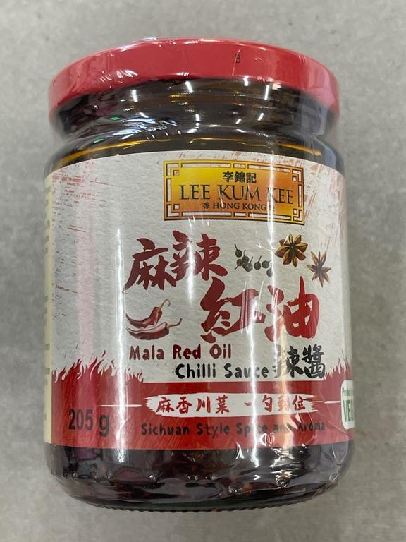 Lee Kum Kee Mala Red Oil Chilli Sauce 205g