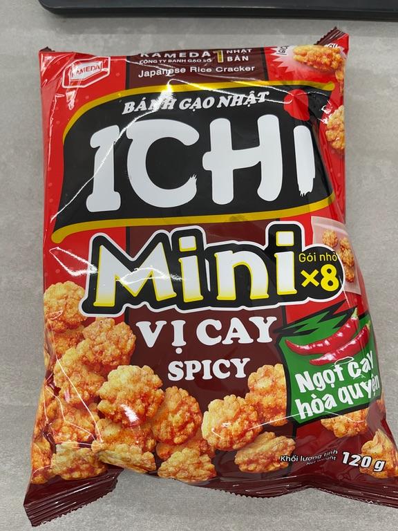 Bánh gạo Nhật ICH Mini Vị Cay 120g