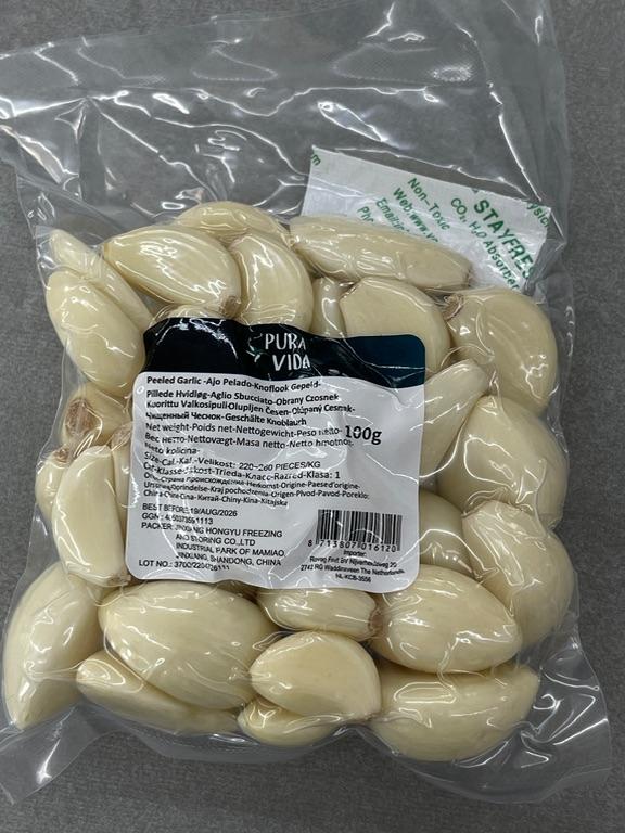 Tỏi bóc vỏ Pura Vida 100g