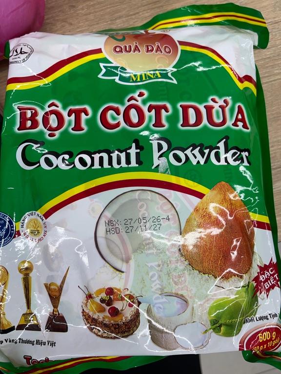 Bột Cốt Dừa Quả Đào Mina 500g