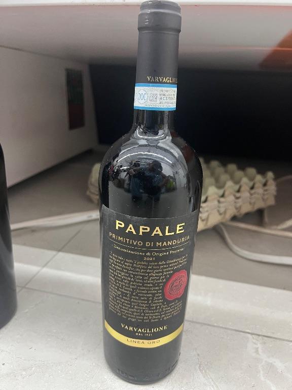 1 thùng x 6 Rượu vang đỏ Papale Primitivo di Manduria 750ml