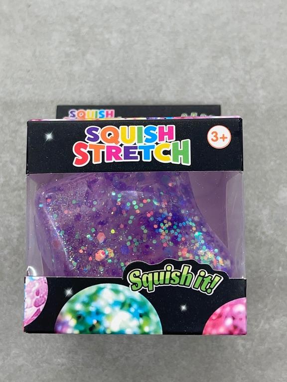 Đồ chơi Squish Stretch màu tím lấp lánh