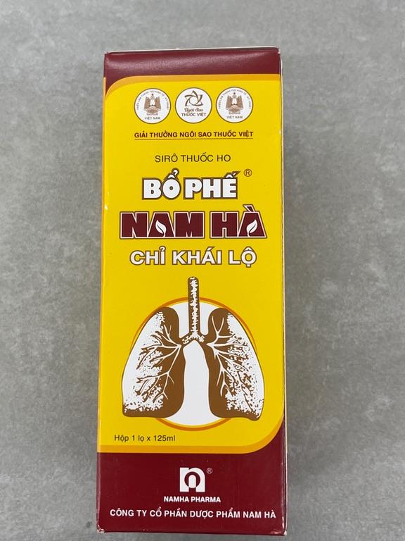 Siro Thuốc Ho Bổ Phế Nam Hà Chỉ Khái Lộ 125ml