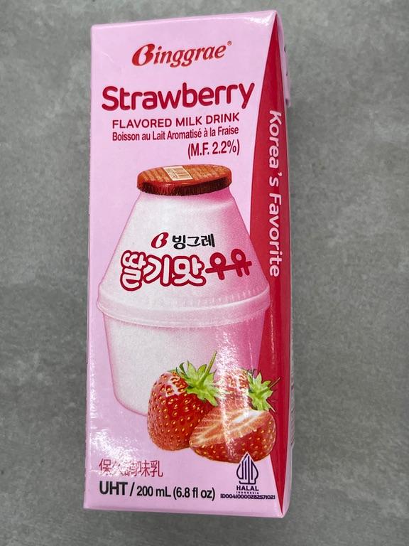 Sữa Dâu Binggrae Hàn Quốc 200ml
