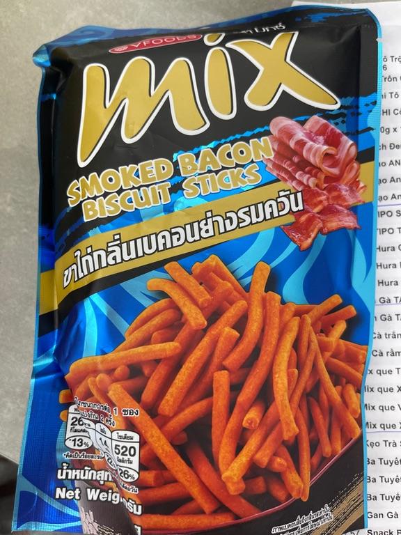MIX Smoked Bacon Biscuit Sticks 50g
