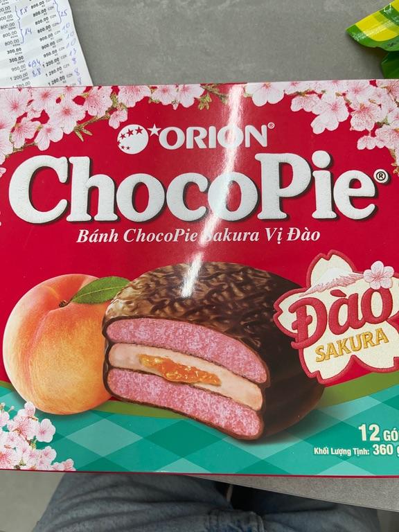 Bánh ChocoPie Sakura Vị Đào 360g