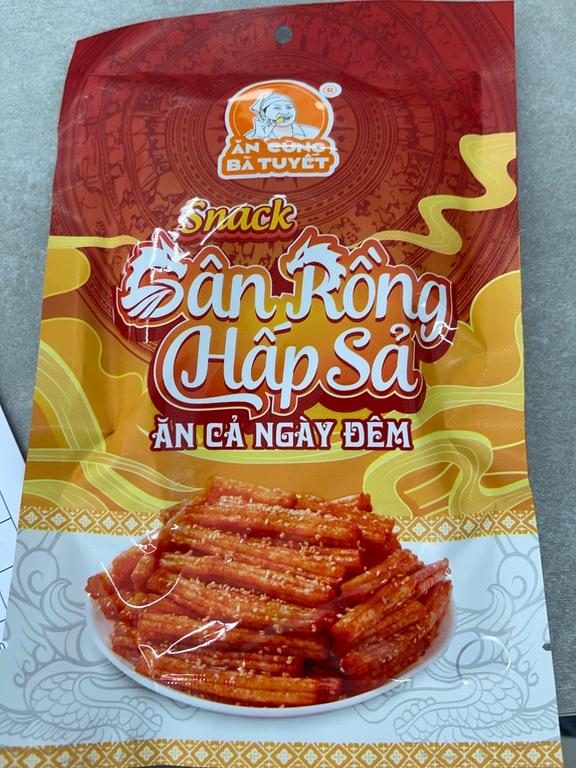 Snack Gân Rồng Hấp Sả Ăn Cùng Bà Tuyết 80g