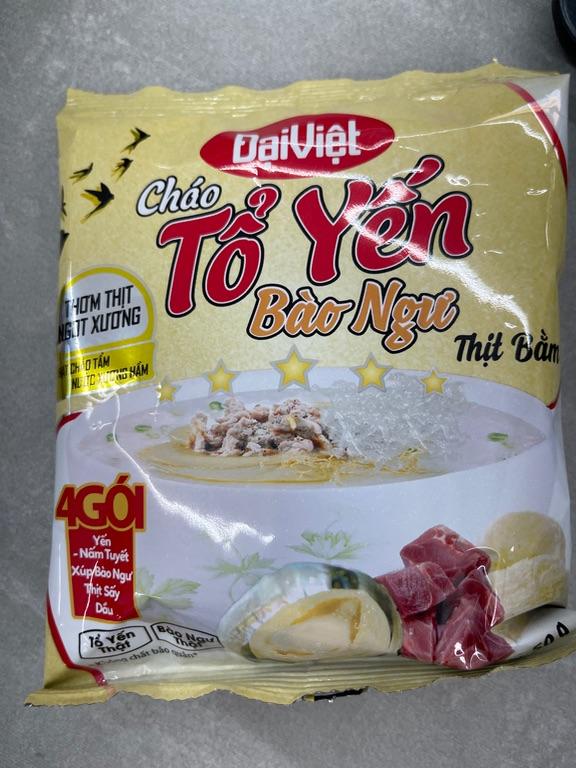 Cháo Tổ Yến Bào Ngư Thịt Bằm