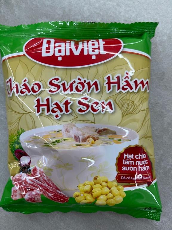 Cháo sườn hầm hạt sen Đại Việt 50g