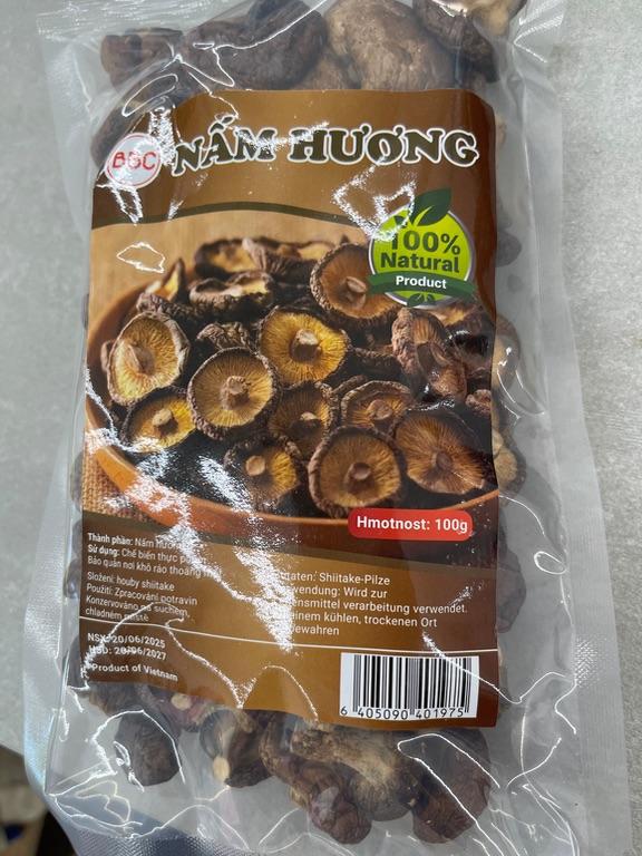 Nấm Hương Khô 100g