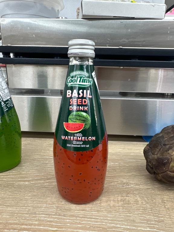 Napój z nasionami bazylii Cool Time o smaku arbuza 290 ml