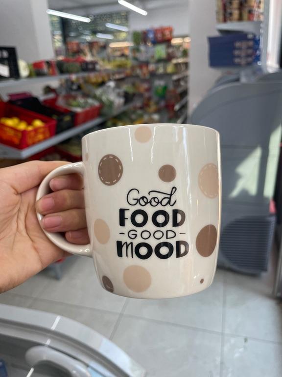 Cốc sứ Good Food Good Mood