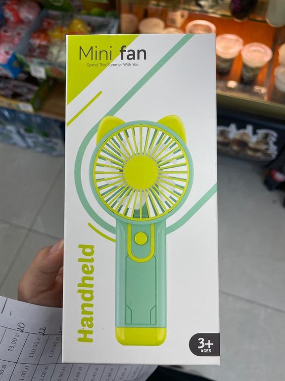 Quạt cầm tay mini hình mèo
