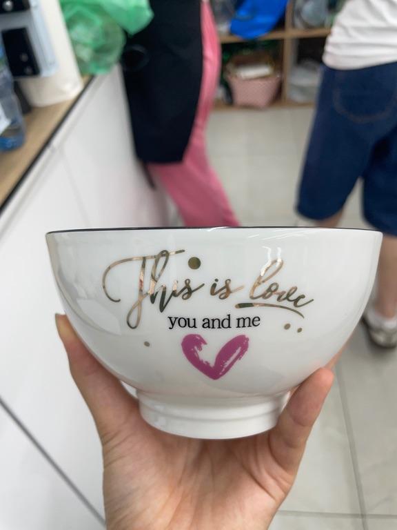 Bát sứ Jinxin Trade 'This is love'