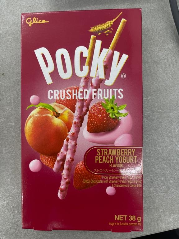 Bánh que Pocky vị dâu đào sữa chua 38g