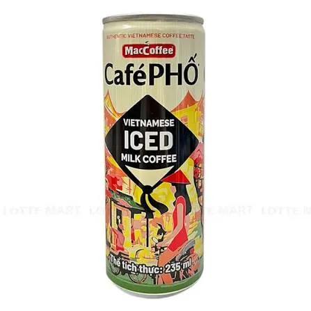 MacCoffee Café Phố Vietnamese Iced Milk Coffee 235ml