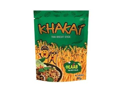 Khakai Thai Biscuit Stick Laab 60g