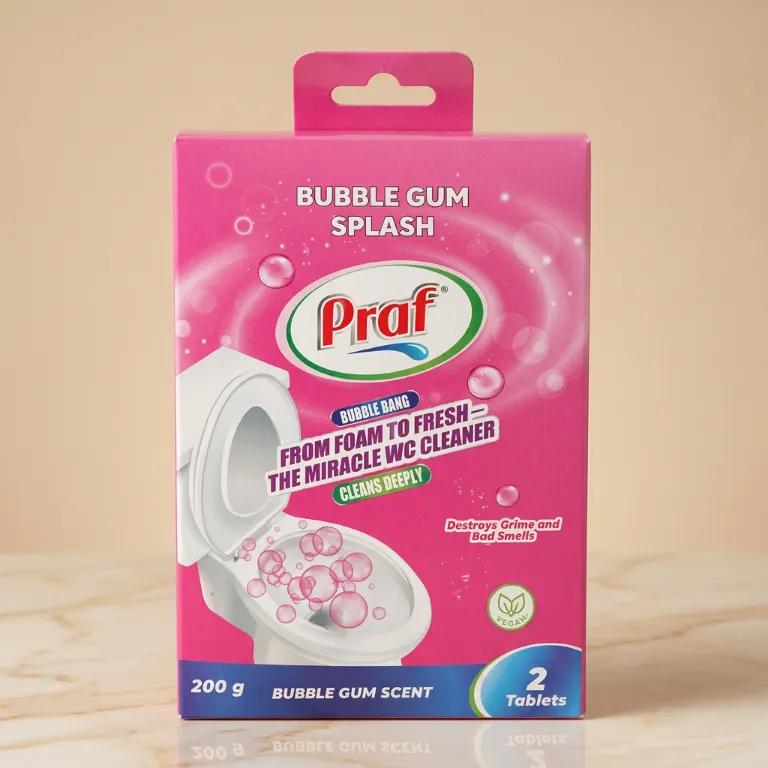 Viên tẩy bồn cầu Praf hương kẹo cao su 200g