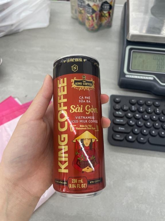 KING COFFEE Cà Phê Sữa Đá Sài Gòn 238ml