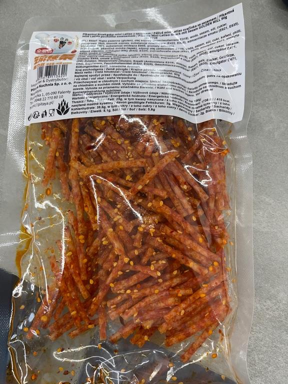 Snack cay mini Latiao với vừng Golden Mill 90g