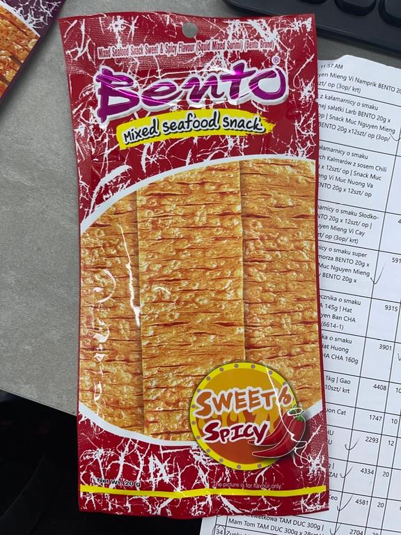 Bento Mixed Seafood Snack Sweet & Spicy 20g