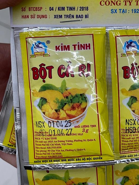 Bột Cà Ri Kim Tinh 3g