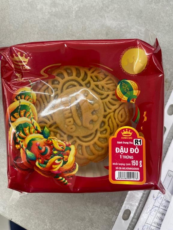 Bánh Trung Thu Kinh Đô Đậu Đỏ 1 Trứng 150g