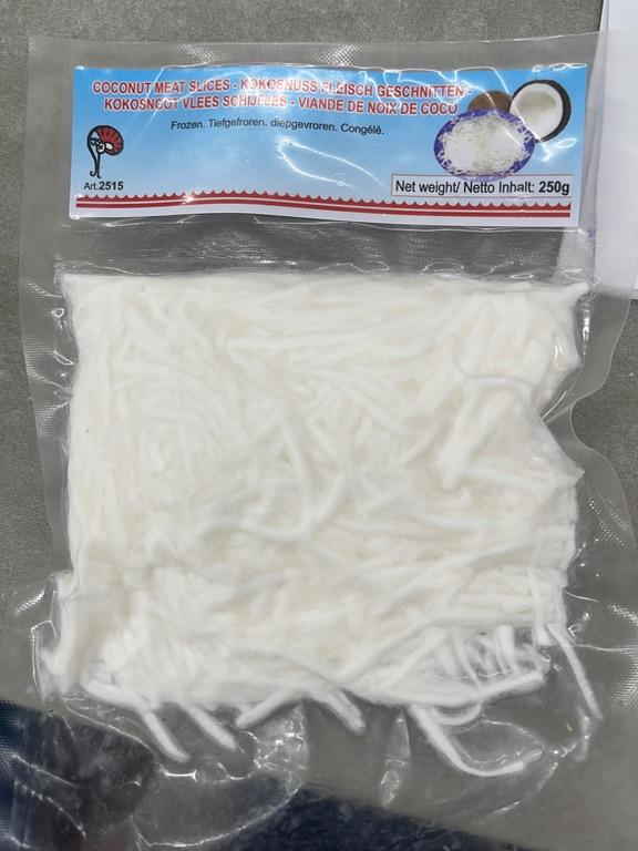 Dừa cắt sợi đông lạnh 250g