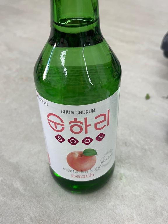 Rượu Soju Chum Churum vị đào 350ml
