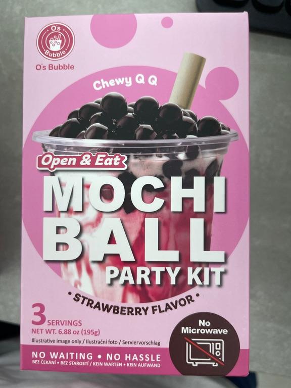 Bộ kit làm trà sữa trân châu O's Bubble vị dâu (195g)